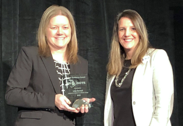  Lisa Bartell receives MACTE Career Guidance Award